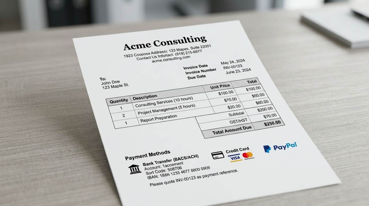 A seller sends an invoice to request payment for goods or services. It lists what was supplied, what it costs, and how to pay.