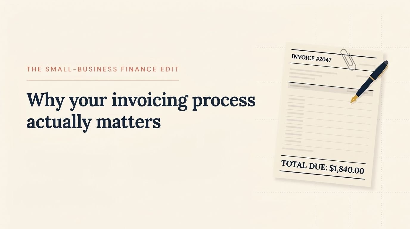 Why your invoicing process actually matters