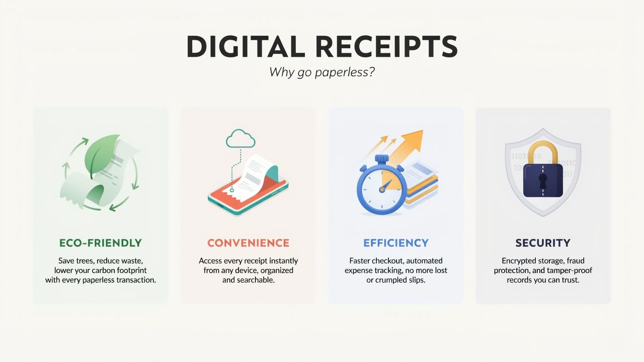 Benefits of digital receipts