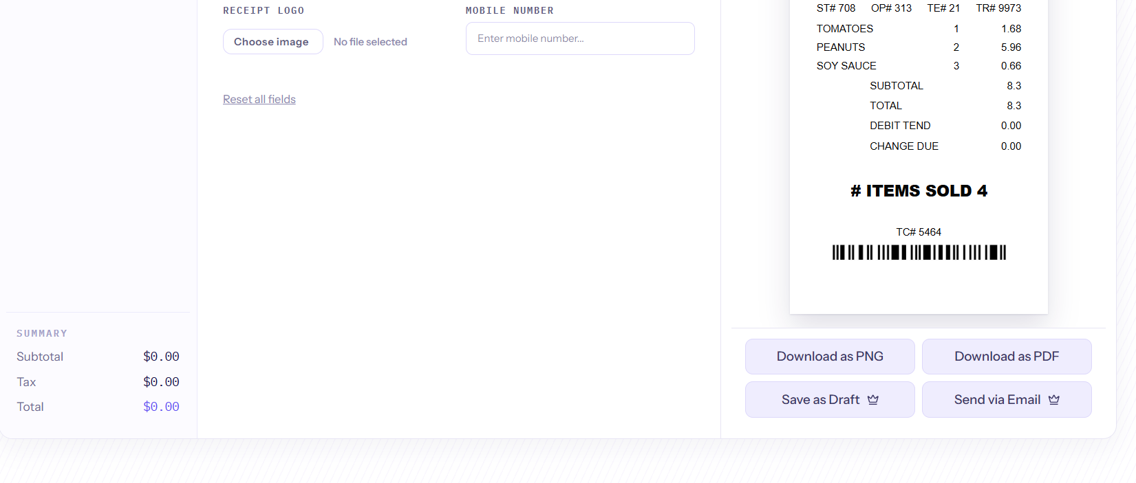 select a format below the preview section to download